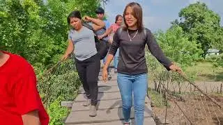 ❤️Rosi Se yevo su Grupo😱Lejos del jabali Vean Asta donde Se Divierten en este Puente🤣
