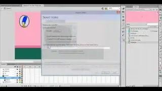 Importing and Linking FLV video Files in Flash CS6