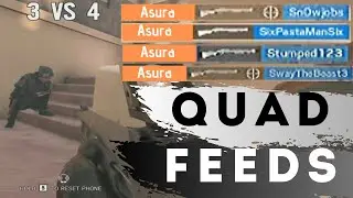 [QUAD FEEDS] - Rainbow Six Siege Operation Ember Rise/Phantom Sight Gameplay