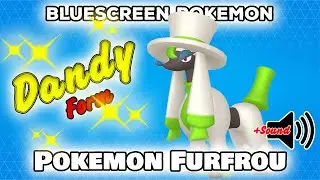 Pokemon Furfrou (Dandy Trim) | GreenScreen | Pok&eacute;mon GO | 👍POGOTUBE✅✨