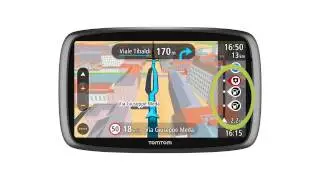 TomTom GO: Guida con la vista di navigazione