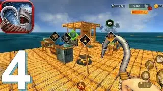 CRAFTING AN AXE TO CHOP THE PINE TREE | OCEAN SURVIVAL GAMEPLAY #4