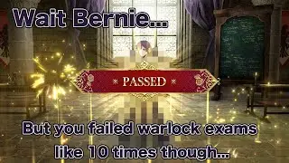 Bernadetta failed her warlock exams like 10 times even though she had 68% chance of passing but...