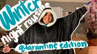 my PRODUCTIVE winter NIGHT ROUTINE 2020