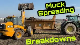 Muckspreading with JCB and John Deeres!
