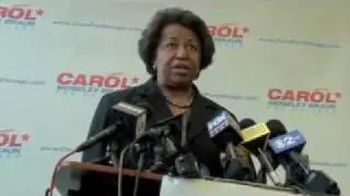 Carol Moseley Braun - Parking Meter Press Conference