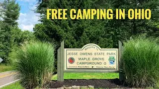 Free Camping at Maple Grove Campground, Jesse Owens SP, OH