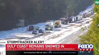 Gulf Coast waiting for the big thaw after record snowfall