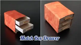 #Matchboxdrawer #Minidrawer #DIYArt  How to make mini drawer from match boxes|DIY Easy Crafts