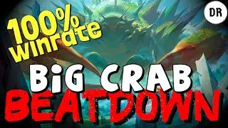 WTF?! BIG CRAB IS BROKEN?! Charix Mono Blue Beatdown Deck MTG Arena