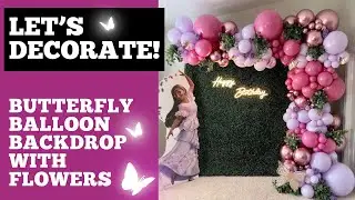 Encanto's Isabela Balloon Backdrop For A Birthday Party | Time-Lapse Setup