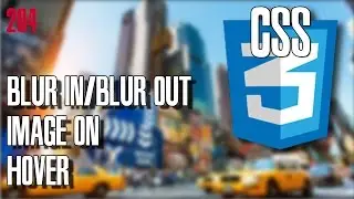 CSS How to Blur in/Blur out image on hover