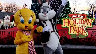 Holiday in the Park 2021 | Six Flags Great Adventure | Meeting Characters & Pin Palooza!