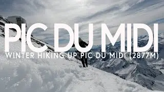 WINTER HIKING UP PIC DU MIDI DE BIGORRE (2877M), PYRENEES
