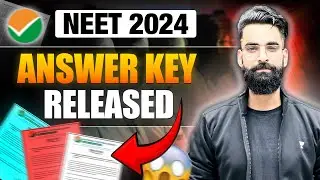 NTA Smashed by Challenge😱| NEET 2024 Final Answer Key😱| NEET 2024 Craziest Exam Ever🥲| Wassim bhat
