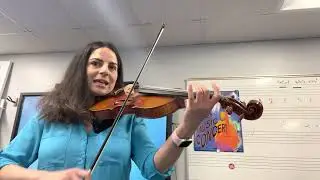 Hooked bowing lesson and Witches Dance