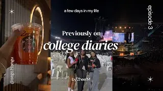 College Diaries | short &ldquo;recap&rdquo; of 2025 | concert | grocery shopping | Starbucks stop | Church ￼