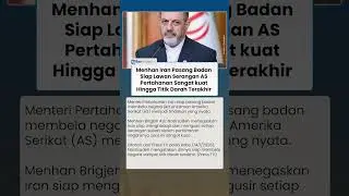 Menhan Iran Siap Lawan Serangan AS, Nasirzadeh Tegaskan Bertahan hingga Titik Darah Terakhir