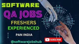Software TESTING Jobs in INDIA || FRESHERS || EXPERIENCED #softwarejobs
