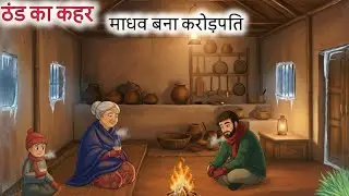ठंड और गरीब गांव वाले 😢 | रुला देने वाली Cartoon Moral Story | Hindi Kahani | Ansu Toon