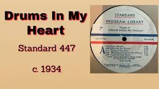 Uncredited Jimmie Grier or Jack Joy Orchestra - Drums in My Heart - c. 1934