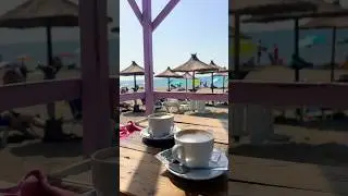 Morning swim & coffee, perfect Saturday in Spain❤️🇪🇸 #coffee #spain #beach