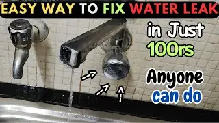 Easy Way to FIX WATER LEAK | Repair Tap Water Leak  | Fix Water Dripping | Tap Faucet Repair