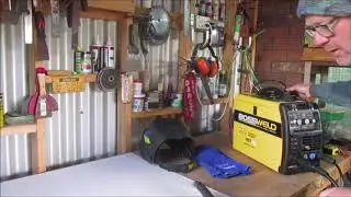 Boss welder MST185 learning to weld
