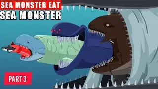 Shin Eater vs Strong Land Eater vs Brute Sea Beast | Ultimate Monster Battle