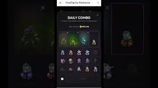 Pixel verse Today combo 30 june #cryptomining #dailycombo #explore #listing #cryptogames #trending