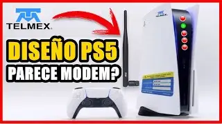 Dise&ntilde;o OFICIAL de Playstation 5 (PS5) Revelado - se Parece a un Modem de Internet?