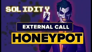 Наиболее частая схема в Honeypot. Блокировка продаж через External Call. #honeypot #solidity