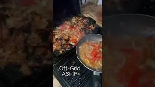 Off grid bbq chicken😋 #shorts #food #offgrid