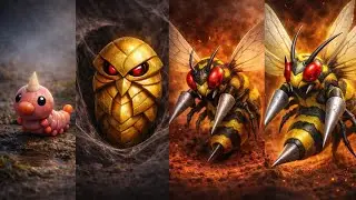 Mega Beedrill Evolution