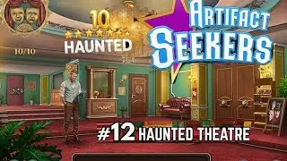 Artifact seekers episode 12 haunted theater 10 stars  complete walkthrough 