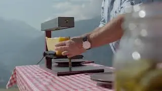 Scraping the Raclette cheese like a pro | How to Raclette Chapter 5
