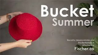 Bucket Summer em crochê com Fio Papier da Fischer | Por Tayná Aldryn da @sollertiatelie