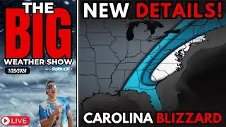 🔴 LIVE: Tracking a Carolina BLIZZARD | MASSIVE Update