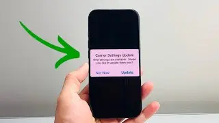 How To Update Carrier Settings on iPhone