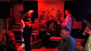 Dom and Johnny Salzillo at the Next Page blues jam last night.