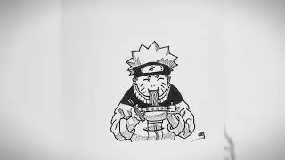 Anime Fan Art | Naruto Sketch Process