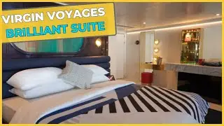VIRGIN VOYAGES - Brilliant Suite - Rockstar Quarters - Resilient Lady - Cabin Tour 4K