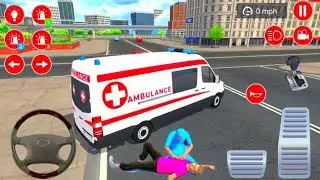 US Ambulance Driving Simulator 2021 - Emergency Van Rescue Driver - Android Gameplay