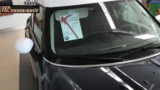 MINI CLUBMAN, Dach, Spoiler und Spiegel in Wei&szlig; foliert