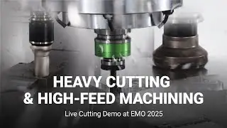 Live Cutting Demo at EMO 2025 | TERA 50V Heavy Cutting & High-Feed Machining | MICRO DYNAMICS