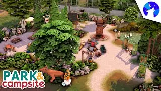 Moonlight Campers & Park | NO CC | The Sims 4 Speed Build