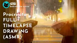 🎨 Drawing the Monsoon | Drawing With Finlay (Full ASMR Procreate Timelapse)