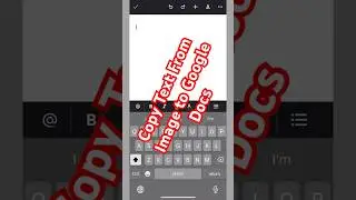 Copy text from image to Google Docs #iphone #howtoiphone #googledocs #googledocstutorial #tricks