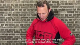 JCB Horton Hoodie Red & Black Work Hooded Jumper