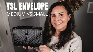 SAINT LAURENT ENVELOPE MEDIUM VS SMALL